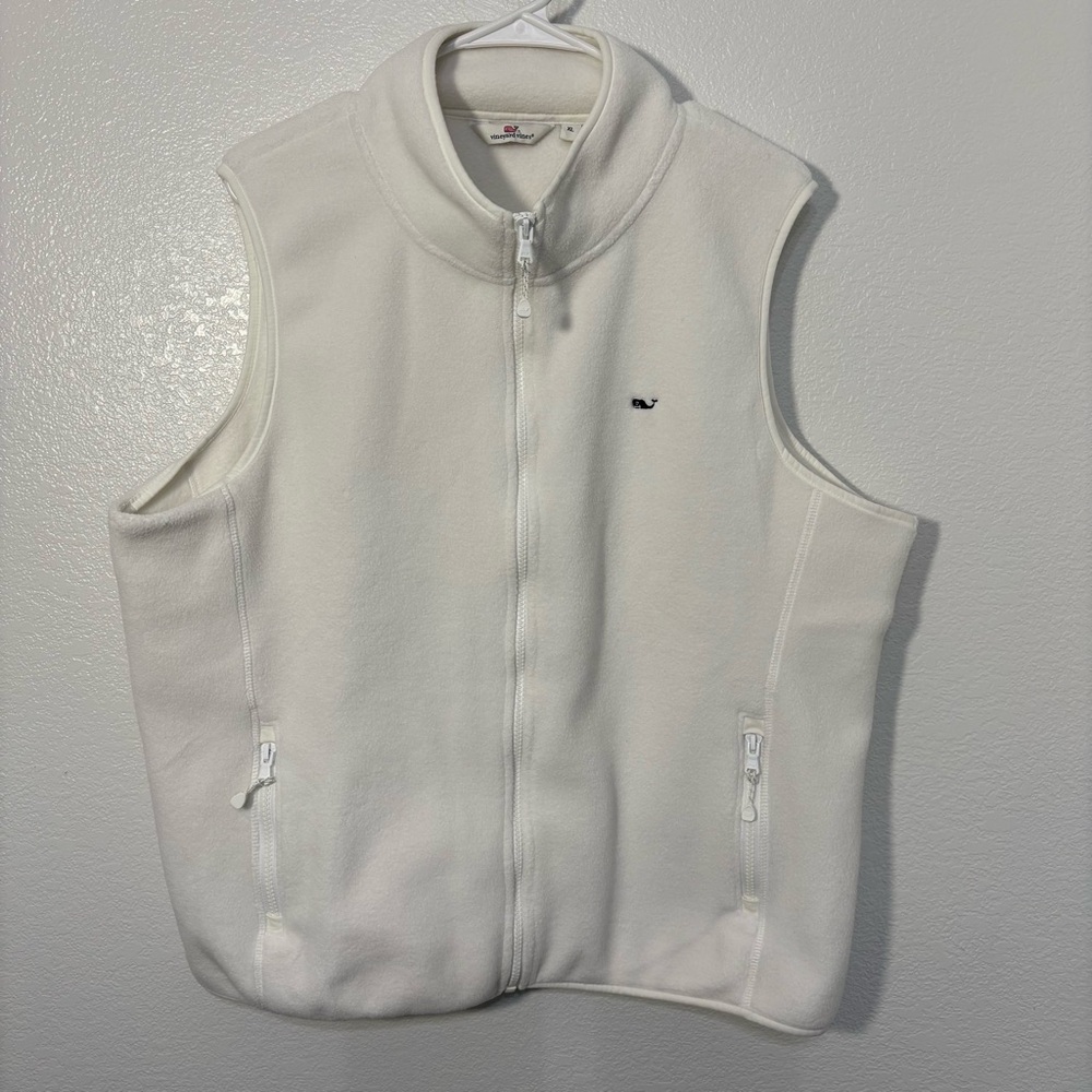 VINEYARD VINES Women's Fleece Harbor Vest Size XL